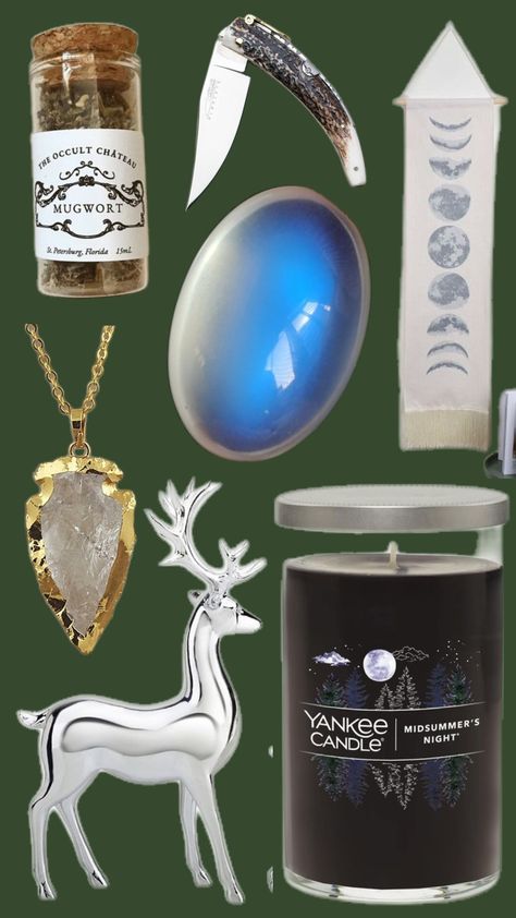 artemis altar #artemis #altar Demeter Altar Ideas, Artemis Alter, Artemis Altar, Lady Artemis, Pocket Altar, Green Witch, Favorite Things, Witch, Green