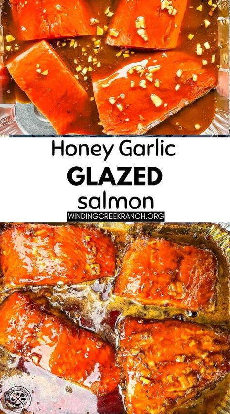 Bring out amazing flavor with this Honey Garlic Glazed Salmon! The sweet honey and savory garlic glaze pair beautifully with tender salmon for a quick and delicious dinner on your smoker! Honey Garlic Glazed Salmon, Honey Glazed Salmon Recipe, Smoked Salmon Recipe, Honey Glazed Salmon, Bbq Salmon, Honey Garlic Salmon, Smoked Salmon Recipes, Garlic Salmon, Honey Glazed