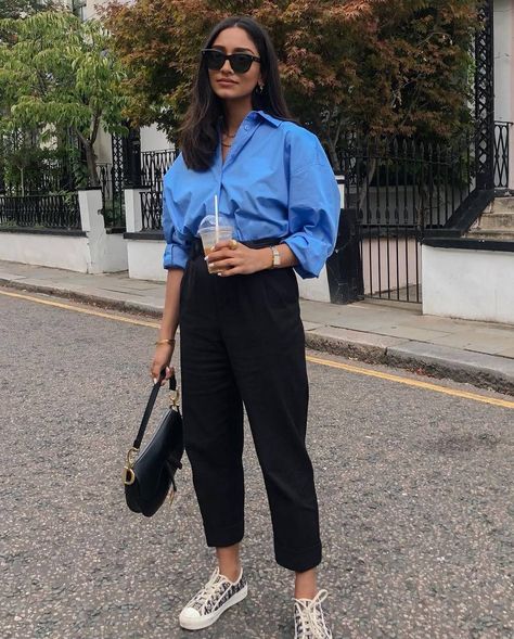 10 Bright-Shirt Outfits You'll Immediately Want to Wear | Who What Wear UK Oversized Poplin Shirt Outfit, Poplin Shirt Outfit, Oversized Linen Shirt Outfit, Causal Summer Outfits, Shirt Spring Outfit, Zara Poplin Shirt, Linen Shirt Outfit, Oversized Shirt Outfit, Oversized Poplin Shirt