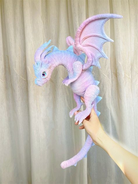 Green-black Dragon Doll Cosplay Custom Angel Plush Dragon Toy - Etsy UK Angel Plush, Plush Dragon, Doll Cosplay, Dragon Doll, Pipe Cleaner Art, Rainbow Dragon, Dragon Crafts, Crochet Dinosaur, Pipe Cleaner Crafts