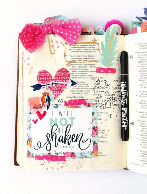 Illustrated Faith Bible Journaling, In My Bible, Illustrated Faith Bible, Journaling Challenge, Prayer Journal Printable, Faith Art Journaling, Bible Study Template, Bible Journaling Ideas Drawings, My Bible