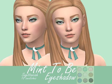 Not So Berry Mint Cc, Sims 4 Not So Berry Cc Mint, Sims 4 Cc Mint Clothes, Sims 4 Cc Mint, Mint Makeup, Mint Outfit, Makeup Cc, Sims Builds, Sims 4 Cc Makeup