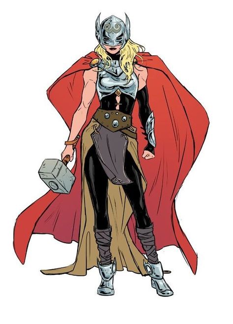 Jane Foster Thor, Thor Art, Female Thor, Thor Comic, Jane Foster, Comic Book Art Style, The Mighty Thor, Marvel Fan Art, Marvel Spiderman Art