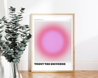 Affirmation Aura, Gradient Wall, Aura Energy, Colour Gradient, Aura Poster, Art Spiritual, Spiritual Artwork, Spiritual Decor, Meditation Art