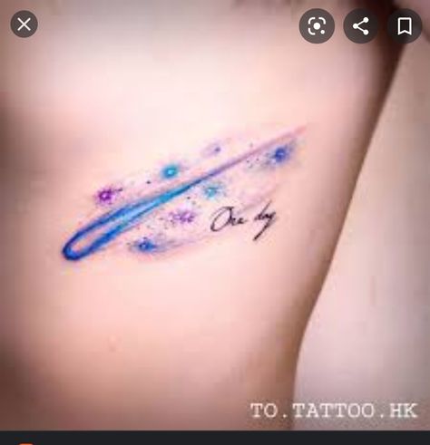 Meteor Shower Tattoo, Meteor Tattoo Ideas, Meteor Tattoo, Meteor Shower, Elegant Tattoos, Tatting, Sparkle, Tattoos