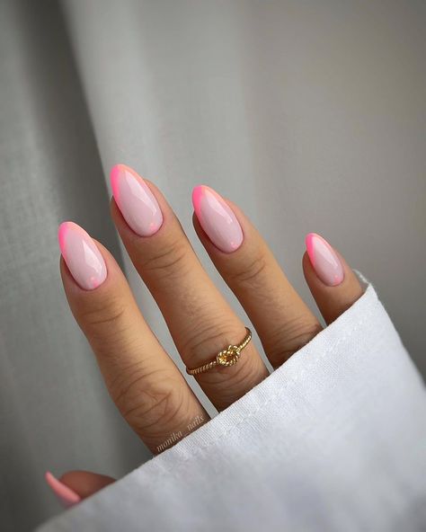 45 Cute and Trendy Nails to Inspire You Paznokcie Hello Kitty, Kutek Disney, April Nails, Milky Nails, Peach Nails, February Nails, Nagel Tips, Summery Nails, Girly Acrylic Nails