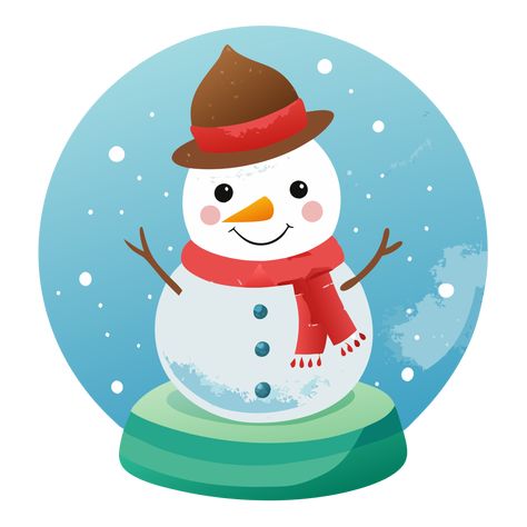 Snowman in Globe Clipart Globe Clipart, Gingerbread Man Decorations, Snowman Clipart, Winter Designs, Gingerbread Decorations, Winter Clipart, Cozy Accessories, Clipart Free, Happy Winter