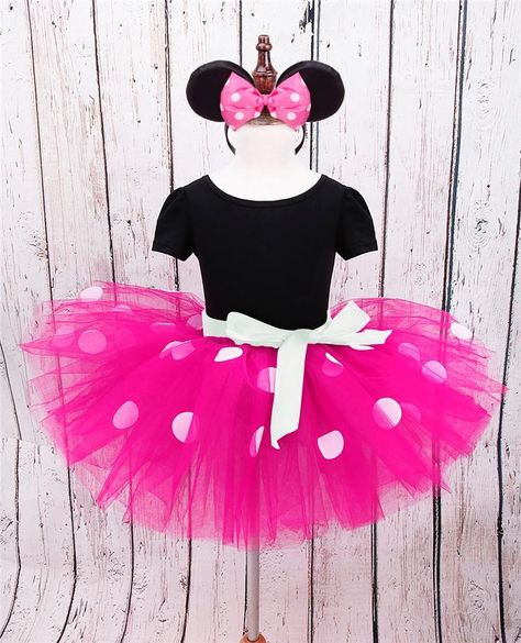 Minnie Mouse Kostüm, 1 Year Birthday Dress, Minnie Mouse Tutu Dress, Minnie Mouse Tutu, Newborn Baby Dresses, 1 Year Birthday, Birthday Dress