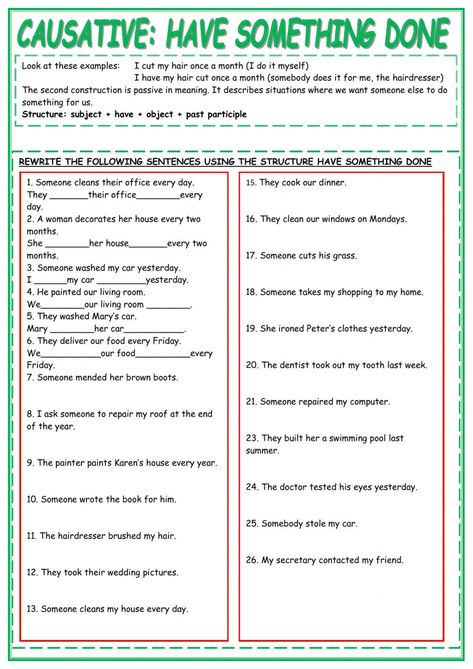 Passive Exercises, Causative Verbs Worksheet, Present Passive Worksheet, Passive Active Worksheet, Passive Voice Worksheet With Answers, Verb Worksheets, English Grammar Worksheets, English As A Second Language (esl), Online Activities