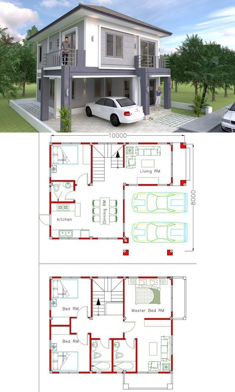 Four Bedroom Classic Two Storey Concept 10x10 Floor Plan 2 Storey, Flat Roof House Designs Double Storey, 100 Sqm House Design 2 Storey Floor Plan Modern, 2 Storey House Layout, 200m2 House Floor Plans Two Storey, 150 Sqm House Design 2 Storey, 200 M2 House Plan 2 Floors, 200 Sqm House Design 2 Storey, 100sqm House Design Floor Plans 2 Storey