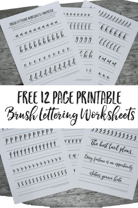 Free Brush Lettering Worksheets – Scrap Booking Aesthetic Printables, Brush Letters, Brush Letter, Brush Lettering Worksheet, Lettering Worksheets, Hand Lettering Practice Sheets, Calligraphy Worksheet, Fancy Writing, Hand Lettering Worksheet