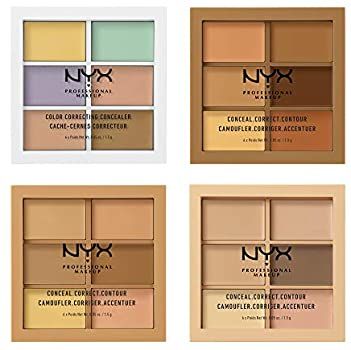 Nyx Color Corrector Palette, Nyx Color Corrector, Nyx Colour Correcting Palette, Mua Kit, Color Correcting Concealer Palette, Make Up Concealer, Color Correcting Palette, Shein Clothes, Color Correcting Concealer