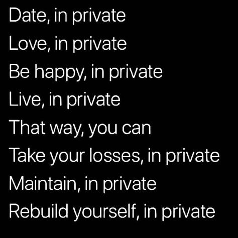 Privacy is everything #DenzelWashington Private Life Quotes, Privacy Quotes, Quotes Mind, Quotes Thoughts, Spiritual Thoughts, Private Life, Millionaire Lifestyle, New Energy, Good Advice