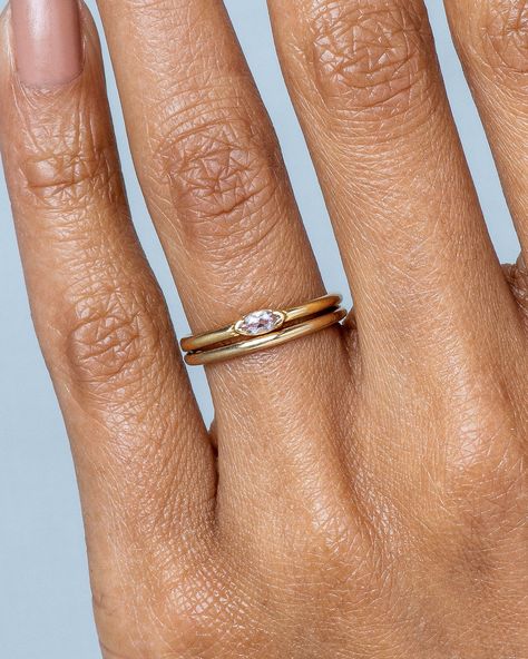 Nikko Mini Morganite Marquise Ring - Bario Neal Minimal Engagement Ring, Bario Neal, Surf Jewelry, Minimalist Engagement Ring, Marquise Ring, Engagement Rings Marquise, Jewels Rings, Dream Engagement Rings, Nikko