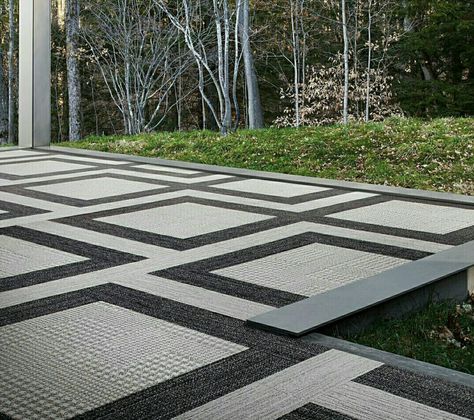 Skinny planks and Collins Cottage houndstooth - square pattern Parking Flooring Pattern Design, Parking Tiles Design, Floor Pattern Design, Parking Tiles, Disco Bar, Flooring Pattern, Pavement Design, Marble Flooring Design, Paving Pattern