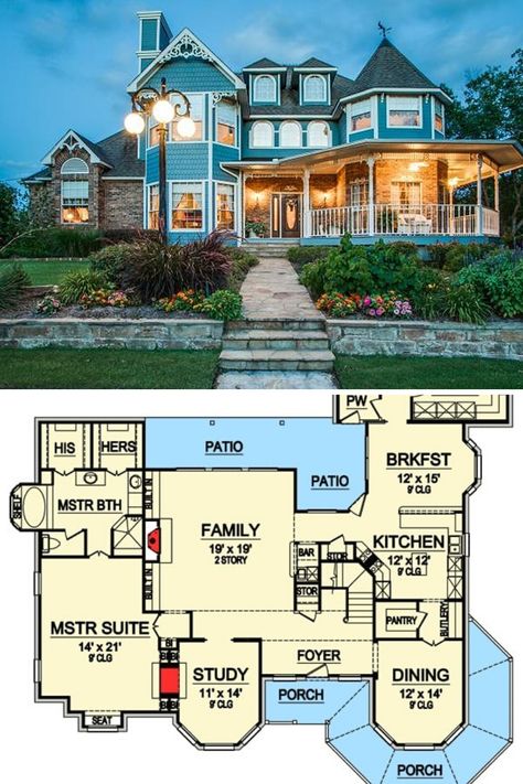 Victorian Homes Floor Plans, Bedroom Victorian House, Victorian House Floor Plans, Sketch Plan, Victorian House Plans, Bedroom Victorian, Victoria House, Floor Plans 2 Story, Sims 4 House Plans