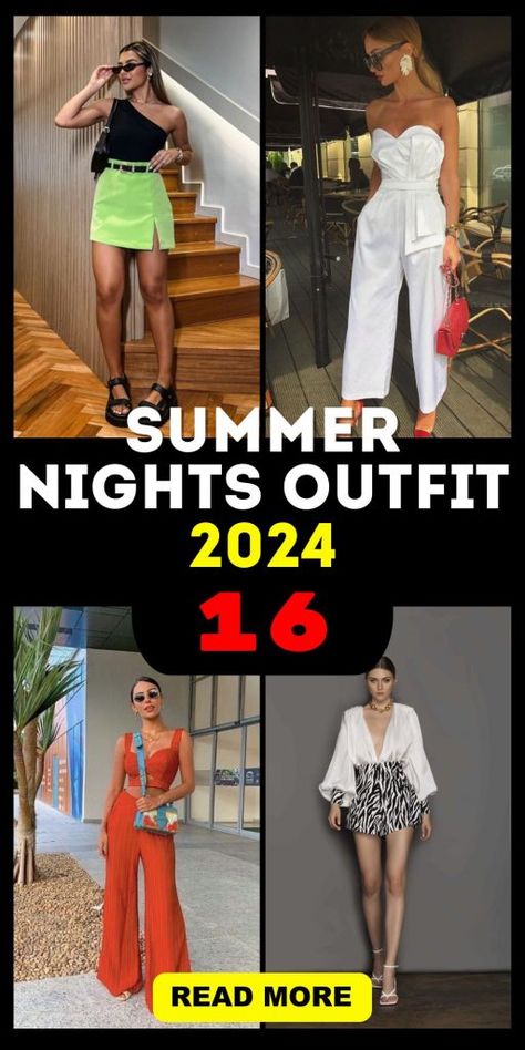 Summer Nights Outfit 2024 16 Ideas: Your Ultimate Style Guide Night Out Outfit Spring 2024, House Party Outfit Summer, 2024 Clubbing Outfits, Florida Night Out Outfit, Casual Day Party Outfit, Rooftop Outfit Night Summer, Girls Night Out Outfit Ideas Summer, Spring Club Outfits, Cute Dresses Classy