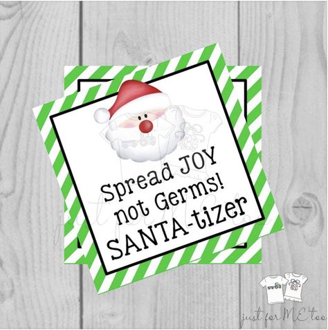 Excited to share this item from my #etsy shop: Santa-tizer Printable Tags, Instant Download, Christmas Tags, Square Gift Tags, Merry Christmas, Santa Tag, Gift Tag, Sanitizer Tag, Santa Santa Tag, Santa Ideas, Christmas Download, Halloween Tags, Psalm 139, Halloween Jack O Lanterns, Merry Christmas Santa, Christmas Tags, Jingle All The Way