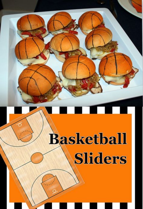 Basketball Party Food, Space Jam Theme, Basketball Themed Birthday Party, March Madness Parties, Basketball Theme Birthday, March Madness Basketball, Basketball Baby Shower, Basketball Theme Party, Basketball Birthday Parties