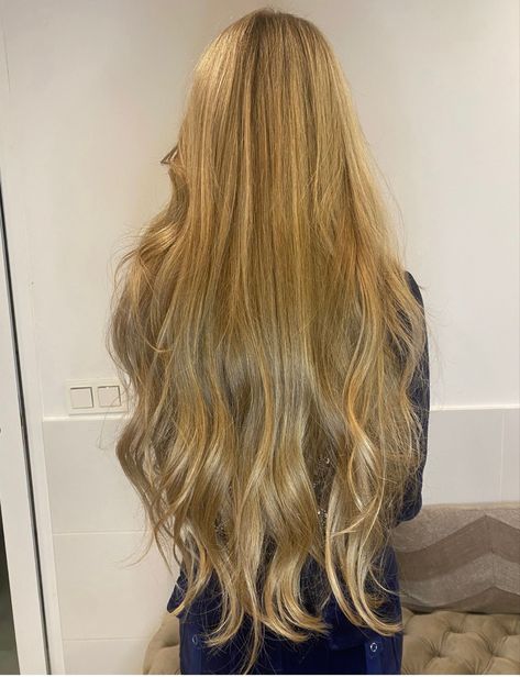 #longhair #longhairstyle #hair #aesthetichair #fashion Long Hair Inspiration Straight, Long Healthy Hair Blonde, Long Dark Blonde Hair With Layers, Long Thick Hair Blonde, Extra Long Blonde Hair, Type 1c Hair, Long Dirty Blonde Hair, Long Golden Blonde Hair, Long Blonde Hairstyles