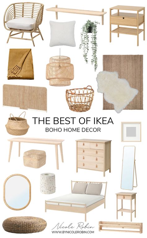 Best Of Ikea, Ikea Boho, Design Ložnic, Hiasan Bilik Tidur, Home Finds, Boho Interiors, Redecorate Bedroom, Boho Room, Boho Home Decor