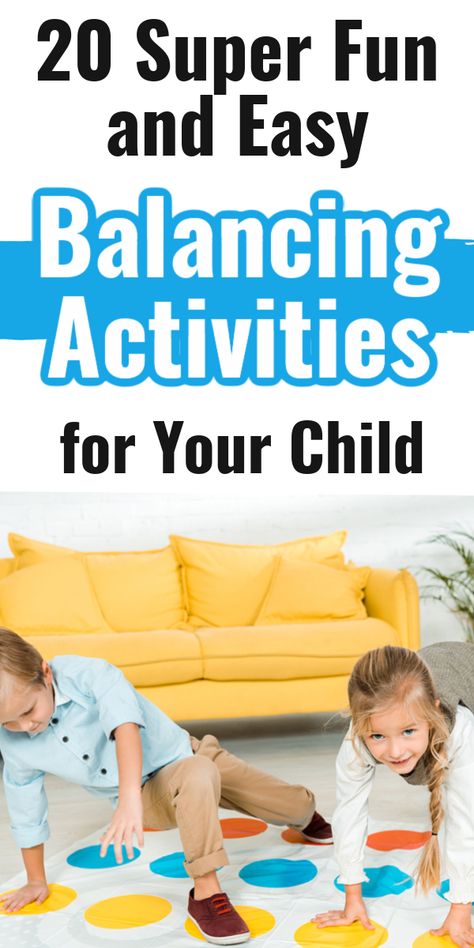 Balance Activities For Preschoolers, Balancing Activities, Kids Therapy, Games For Preschoolers, Body Preschool, Educational Activities For Preschoolers, Gross Motor Activity, Tennis Drills, Strength Exercises