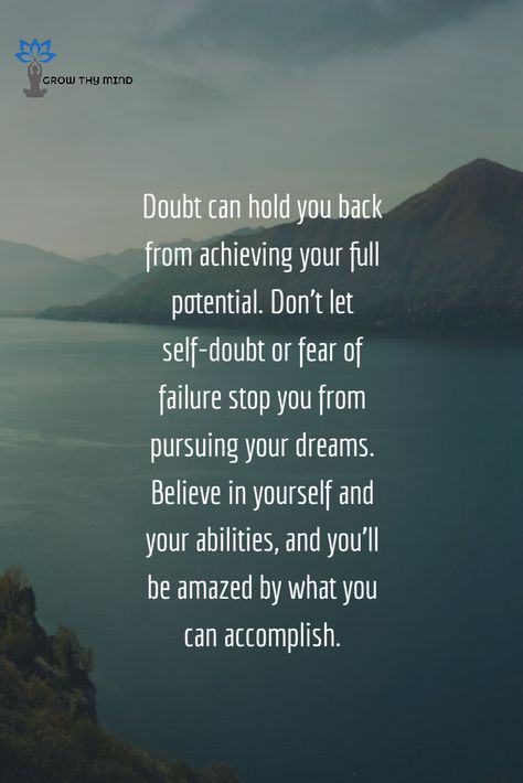 null Don’t Let Fear Hold You Back, Self Doubting, Yoga Captions, Doubt Quotes, Construction Fails, Fear Of Failure, Inspirational Messages, Dream Quotes, Memories Quotes