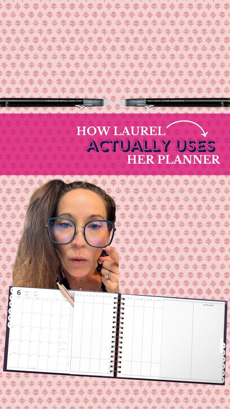 How Laurel Uses her Vertical Weekly Planner Laurel Denise Planner Ideas, Laurel Denise Planner, Vertical Weekly Planner, Organization Inspiration, Planner Spread, Project Planner, Planner Layout, Organization Planning, Diy Planner