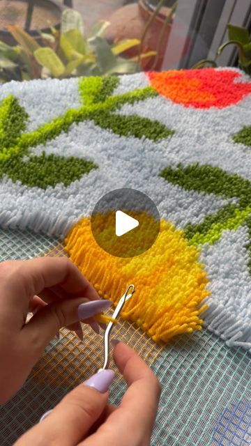 Something Big Is Coming, Moss Rug, Latch Hook Rug Kits, Sewing Easy Diy, Latch Hook Rugs, Something Big, Latch Hook, Craft Club, Diy Rug