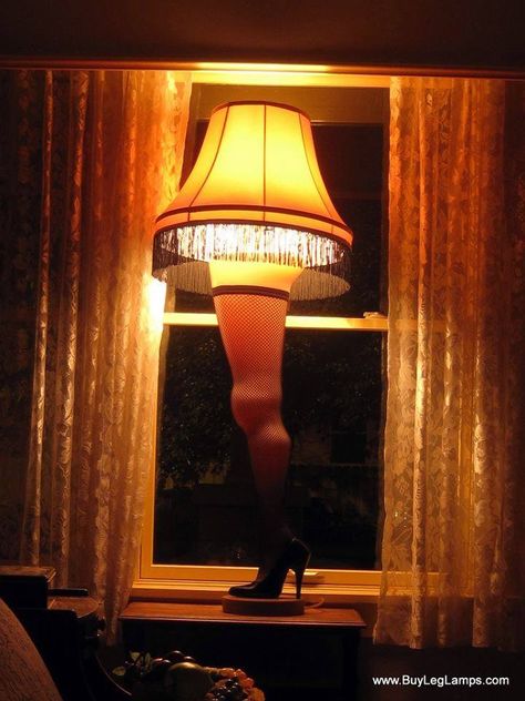 Christmas Story Lamp, A Christmas Story Leg Lamp, What If Movie, Christmas Story Leg Lamp, Christmas Story Movie, Christmas Door Decorating Contest, Leg Lamp, Christmas Films, Weird Gifts