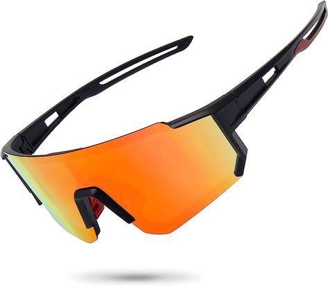 import TAC HD POLARIZED LENS - 100% UV400 protection coating, blocks 100% harmful UVA & UVB Rays. Restore true color, eliminate reflected light and scattered light，make the scenery more clear and soft and protect eyes perfectly.Polycarbonate lens are impact, scratch resistant, durable and unbreakable. STORYCOAST FRAME TECHNOLOGY- the frame is lightweight, very flexible, heat-resistant and UV-resistant. The sturdy and lightweight frame with non-slip nose pads and improves wearing comfort. Suitabl Bike Sunglasses, Police Sunglasses, Baseball Sunglasses, Women Bike, Cycling Glasses, Fishing Women, Outdoor Cycling, Oakley Men, Water Skiing