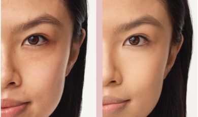 Before and after BAREPRO concealer Get Brighter Skin, Beautycounter Makeup, Using Concealer, Concealer Pencil, Root Concealer, Oily Skin Acne, Waterproof Concealer, Brighter Skin, Concealer For Dark Circles