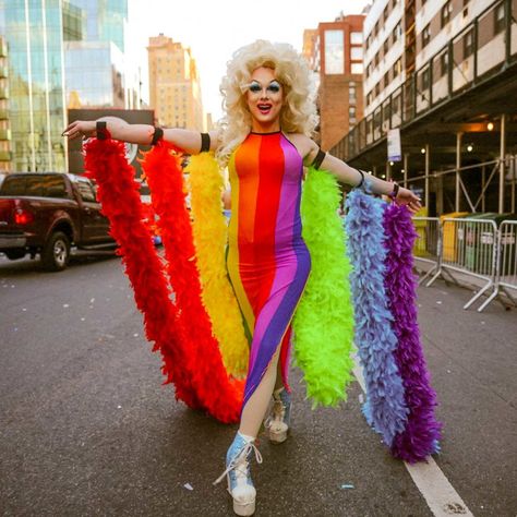 Pride Costume, Rainbow Inspiration, Pride 2023, Month Ideas, Berry Patch, Pride Week, Queen Outfits, Drag Queen Outfits, Pride Makeup