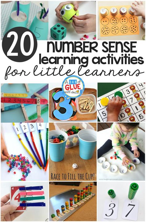 Numbers and counting is such a fun topic to teach! There are tons of great manipulatives to use and it's a great way to give good base knowledge to kids that will use it all their lives. Here are some of the best number sense activities for little learner Number Learning Activities, Kids Learning Numbers, Number Learning, Number Sense Activities, Learn Numbers, Math Activities For Kids, Skip Counting, Numbers For Kids, Numbers Preschool