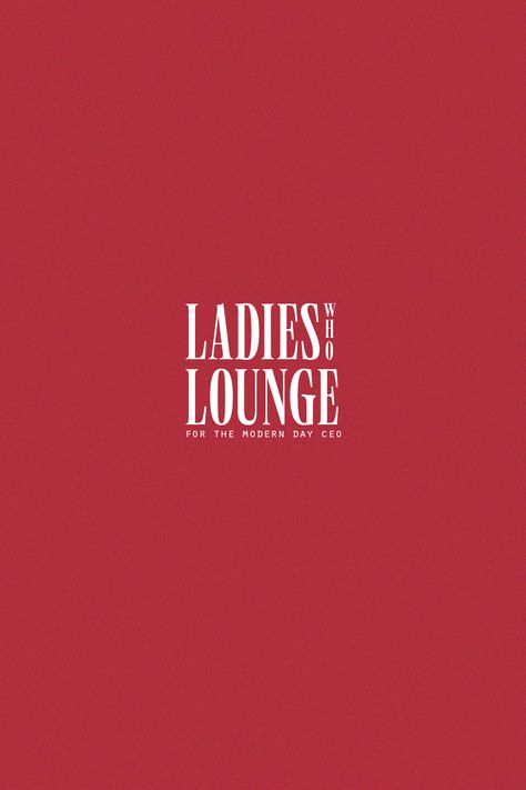 Luxury brand identity designed for a digital lounge for female business owners dedicated for business coaching and networking. The logo features an editorial typeface paired with deep hues of red, black and beige. Lifestyle images are from pixels. #typography #logodesign #branddesign #luxurybrandidentity #brandmark #branding #femininebranding #feminineicon Red And Black Branding Design, Red Typography Design, Branding Inspiration Identity, Red Logo Design Ideas, Red And Black Branding, Pink And Red Branding, Club Branding Design, Red Brand Identity, Glam Branding