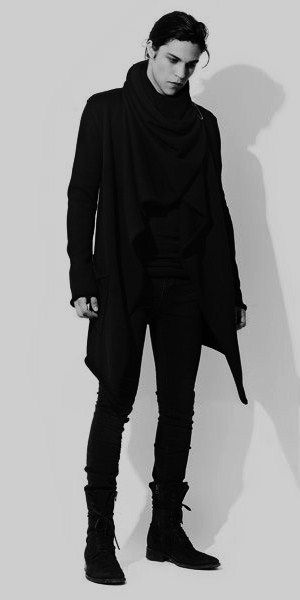 Visions of the Future // Gerard Mens Fashion Guide, Fashion Guide, All Black Everything, Future Fashion, Fashion Editorial, Dark Fashion, Gothic Fashion, Pose Reference, Male Models