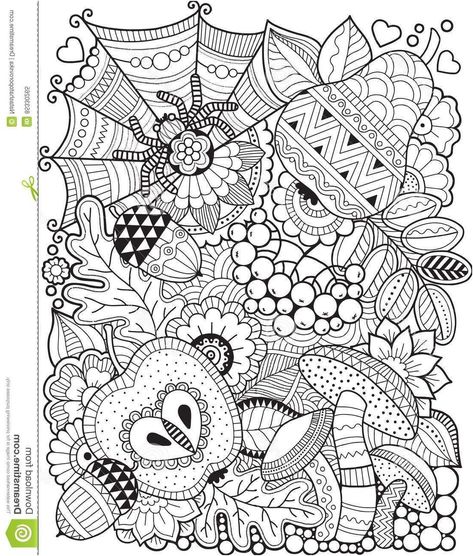 3687 coloriage automne pour adultes meilleures idees 5381 livre de coloriage gangsta  #coloriageautomne Halloween Mandala, Yves Klein, Fall Coloring Pages, 10 22, Halloween Coloring, School Fun, Colouring Pages, Coloring Sheets, Fall Colors