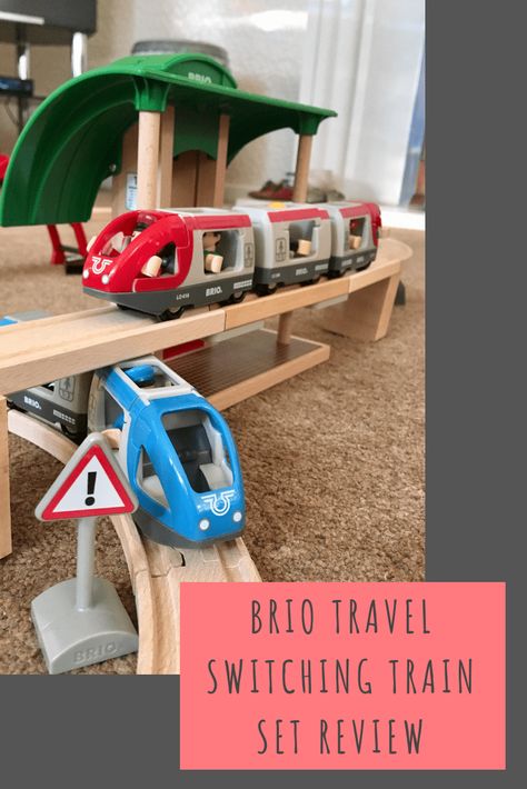 Brio travel switching train set review Brio Train, Moms Life, Mama Blog, Kid Friendly Trips, Mommy Blog, Best Blogs, Train Set, Parenting Guide, Kids Activities