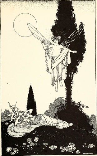 Image from page 138 of "Shakespeare's comedy of A midsumme… | Flickr Evocative Art, Charles Robinson, Heath Robinson, Midsummer Dream, Walter Crane, Art Nouveau Illustration, Fairy Illustration, Fairytale Illustration, Dream Artwork