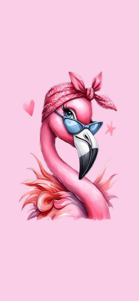 Cute Flamingo Tattoo, Draw Flamingo, Flamingo Background, Flamingo Photos, Flamingo Images, Pink Flamingo Art, Fun Flamingo Painting, Flamingo Drawing, Cartoon Flamingo