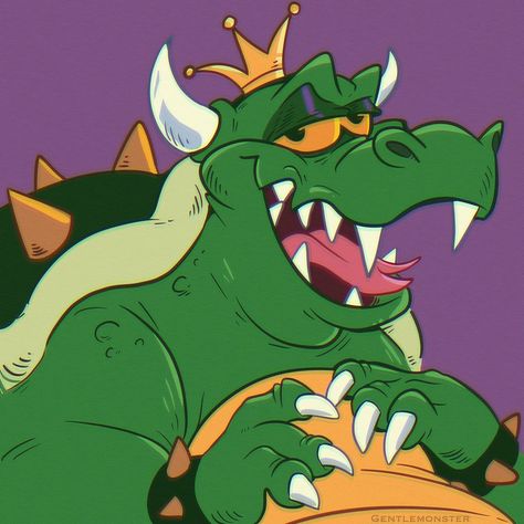 King Koopa, Late To The Party, Super Mario Art, Telegram Stickers, Mario Art, A King, Tow Truck, Super Smash Bros, Smash Bros