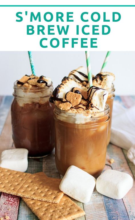 Iced Hot Chocolate Recipe, Toasted Marshmallow Syrup, Marshmallow Syrup, Kids Friendly Meals, Iced Hot Chocolate, Brew Iced Coffee, Cold Brew Coffee Recipe, Cold Brew Recipe, Cold Brew Iced Coffee