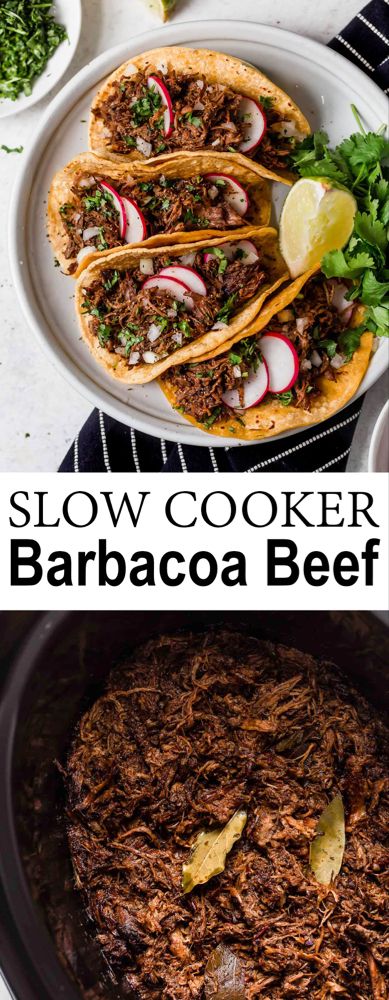 Barbacoa Tacos, Slower Cooker, Tuesday Recipes, Tacos Recipes, Slow Cooker Barbacoa, Mayo Recipe, Pot Food, Barbacoa Beef, Mexican Recipe