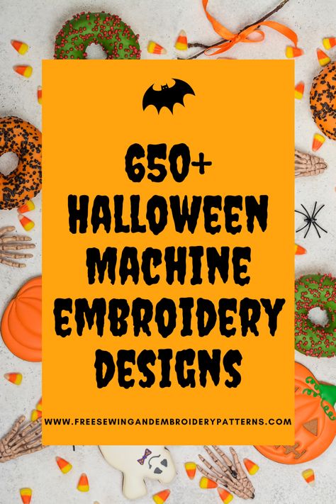 FREE: 650+ Halloween Machine Embroidery Designs – Feed Our Life Free Halloween Applique Patterns, Halloween Applique Designs, Free Machine Embroidery Designs Patterns, Board Crafts, Halloween Applique, Halloween Sewing, Halloween Embroidery Designs, Pes Embroidery, Top Diy