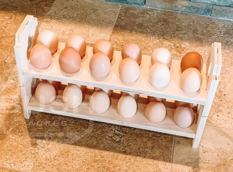 Fresh Egg Storage, Unwashed Eggs, Egg Holder Wood, Toddler Bookcase, Wooden Egg Holder, Farmhouse Eggs, Egg Baskets, Egg Rack, Fresh Egg