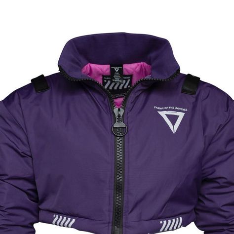 Purple techwear from fabric of the universe Purple Techwear, Purple Cyberpunk Outfit, Purple Outerwear With Adjustable Hood For Streetwear, Fabric Of The Universe Techwear, Functional Purple Long Sleeve Outerwear, Purple Streetwear Outerwear With Adjustable Hood, Winx Redesign, Fabric Of The Universe, Purple Jacket