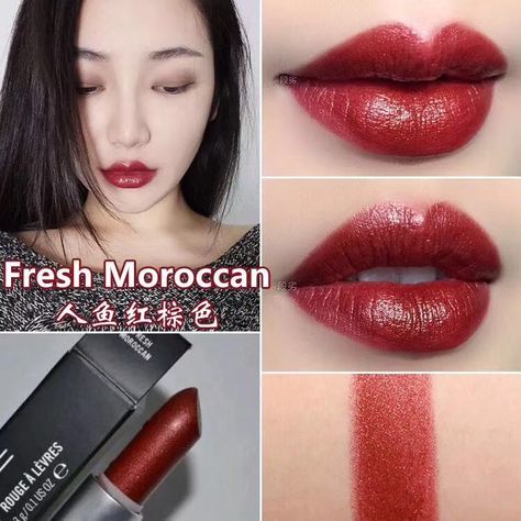 MAC lipstick - Fresh Moroccan Mac Topped With Brandy, Mac High Drama, Mac Smoked Almond, Deep Autumn Makeup, Mac Twig, Mac Russian Red, Mac Diva, Mac Retro Matte Lipstick, Mac Ruby Woo