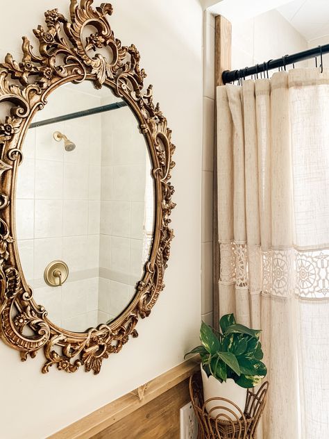 Vintage mirror wall decor