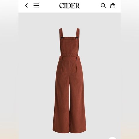 New cider maroon overalls size M (fits size 6-8) Cider Overalls, Maroon Overalls, Shop Cider, Corduroy Jumpsuit, Cider, Overalls, Jumpsuit, Size 6, Pants