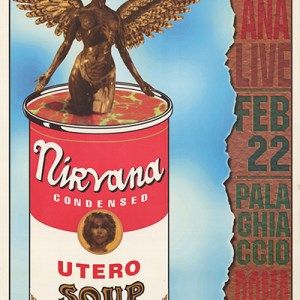 Nirvana Concert Poster, Nirvana Concert, Paz Hippie, Nirvana Poster, Pop Art Images, Vintage Concert Posters, Music Concert Posters, Kurt Cobain Nirvana, Nirvana Kurt Cobain